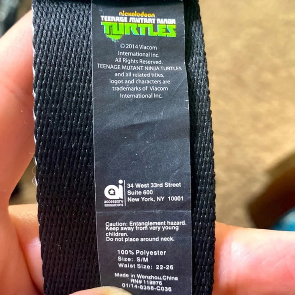 2014 Nickelodeon Teenage Mutant Ninja‎ Turtles Belt